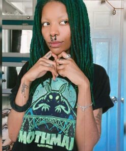 Mothman Retro T Shirt 2