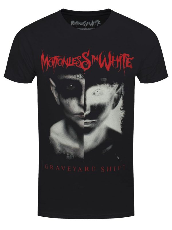 Motionless In White Split Screen Men’s Black T-Shirt