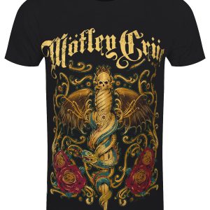 Motley Crue Exquisite Dagger Mens Black T Shirt 1