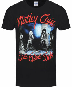 Motley Crue Smokey Street Mens Black T Shirt 1