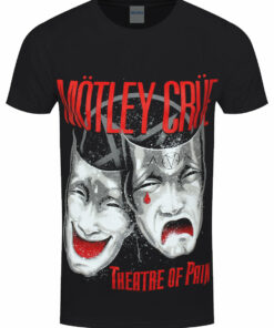 Motley Crue Theatre Of Pain Cry Mens Black T Shirt 1