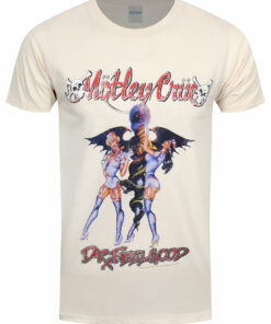 Motley Crue Vintage Dr Feelgood Mens Sand T Shirt 1