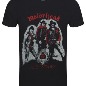 Motorhead Ace Of Spades Cowboys Mens Black T Shirt 1