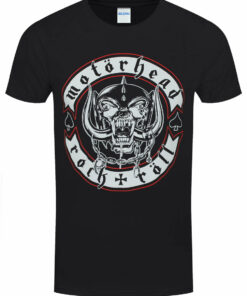 Motorhead Biker Badge Mens Black T Shirt 1