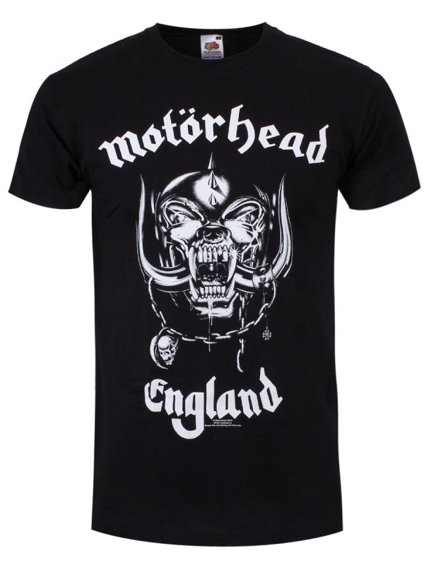 Motorhead England Mens Black T-Shirt