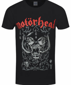 Motorhead Playing Card Mens Black T Shirt 1