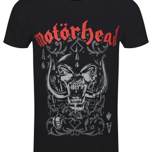 Motorhead Playing Card Men’s Black T-Shirt