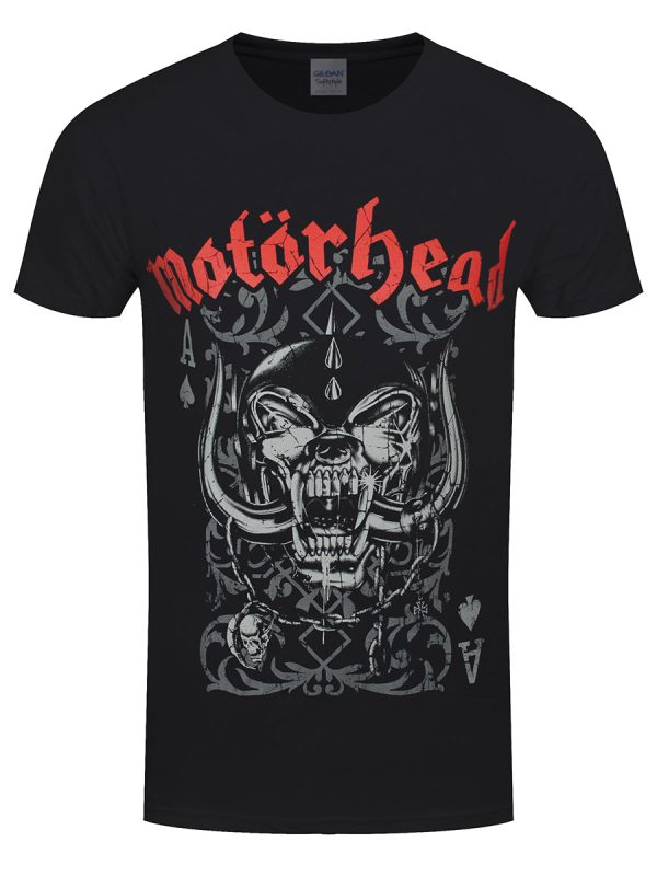 Motorhead Playing Card Men’s Black T-Shirt