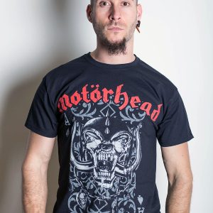 Motorhead Playing Card Mens Black T Shirt 3