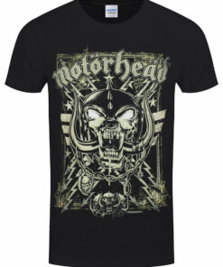 Motorhead Spiderwebbed Warpig Mens Black T Shirt 1