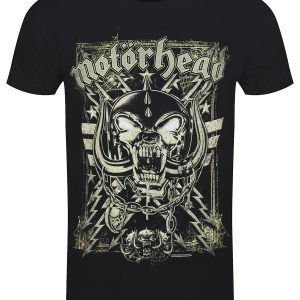 Motorhead Spiderwebbed Warpig Men’s Black T-Shirt