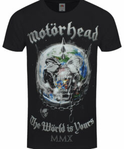Motorhead The World Is Yours Mens Black T Shirt 1
