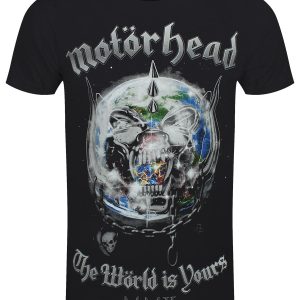 Motorhead The World Is Yours Men’s Black T-Shirt