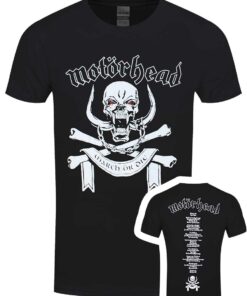 Motrhead March Or Die Lyrics Mens Black T Shirt 1