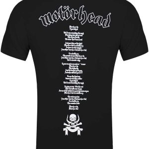 Motorhead March Or Die Lyrics Men’s Black T-Shirt