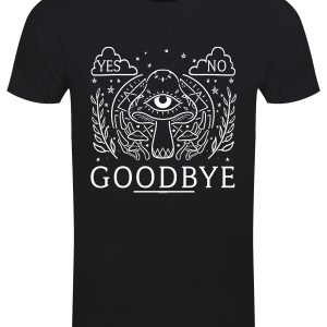 Mushroom Ouija Men’s Black T-Shirt