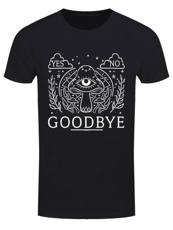 Mushroom Ouija Men’s Black T-Shirt