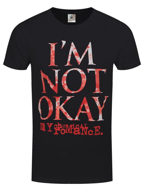 My Chemical Romance I’m Not Okay Men’s Black T-Shirt