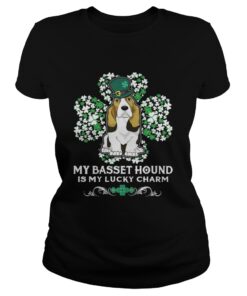 My basset hound is my lucky charm shirt 2