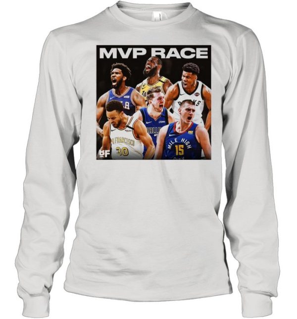 NBA MVP Embiid Lebron Jokic Steph Curry Giannis Luka 2021 shirt