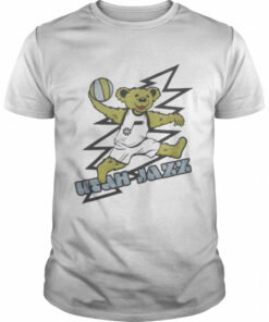 NBA x Grateful Dead x Jazz Shirt 1
