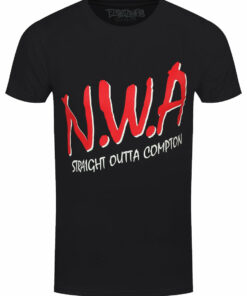 NWA Straight Outta Compton Mens Black T Shirt 1