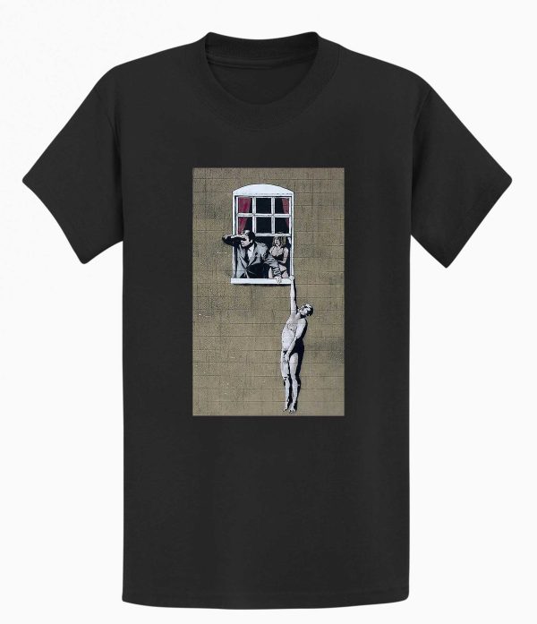 Naked Man Hanging T-shirt