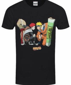 Naruto Gaara Mens Black T Shirt 1