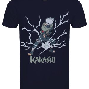 Naruto Kakashi 15 Mens Navy T Shirt 1