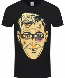 Neck Deep Ned Mens Black T Shirt 1