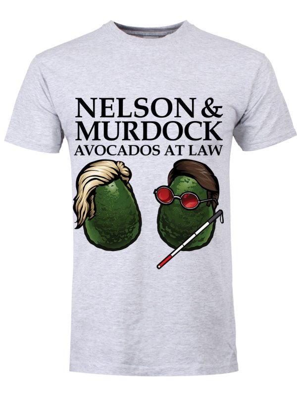 Nelson & Murdock Avocados At Law Men’s Grey T-Shirt