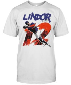 New York Baseball Francisco Lindor 12 throw the ball shirt 1
