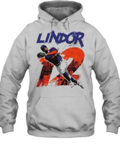 New York Baseball Francisco Lindor 12 throw the ball shirt 5