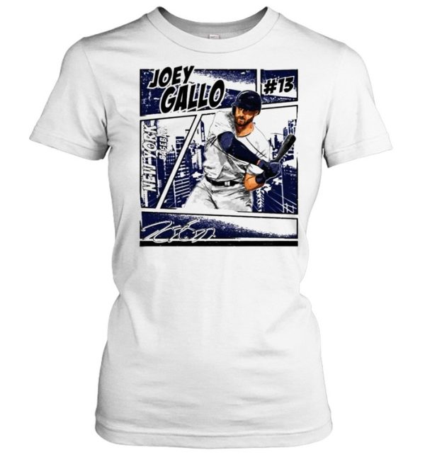 New York Baseball Joey Gallo #13 comic shirt