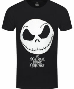 Nightmare Before Christmas Jack Face Logo Mens T Shirt 1