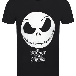 Nightmare Before Christmas Jack Face Logo Mens T Shirt 1