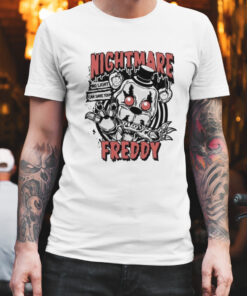 Nightmare Freddy Glow In The Dark Five Nights At Freddy's T shirt 1