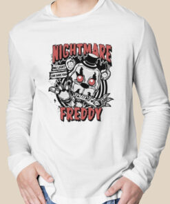 Nightmare Freddy Glow In The Dark Five Nights At Freddy’s T-shirt 2 Nightmare Freddy Glow In The Dark Five Nights At Freddy's T shirt 3