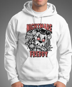 Nightmare Freddy Glow In The Dark Five Nights At Freddy’s T-shirt 4 Nightmare Freddy Glow In The Dark Five Nights At Freddy's T shirt 5
