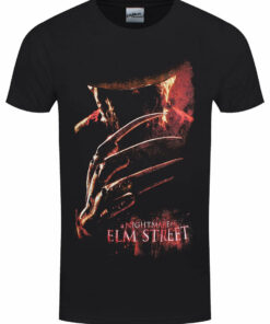 Nightmare On Elm St Poster Mens Black T Shirt 1
