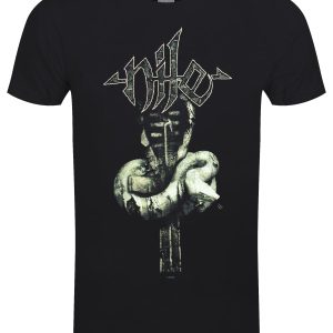 Nile Darkened Shrines Mens Black T Shirt 1