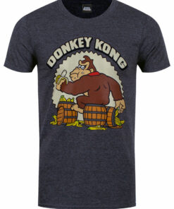 Nintendo Donkey Kong Bananas Mens Heather Grey T Shirt 1