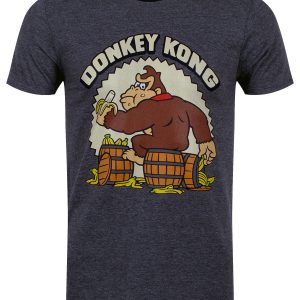 Nintendo Donkey Kong Bananas Mens Heather Grey T Shirt 1