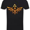 Nintendo Legend Of Zelda Hyrule Kingdom Logo Men’s Black T-Shirt