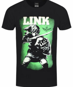 Nintendo Legend of Zelda Hero of Hyrule Mens Black T Shirt 1
