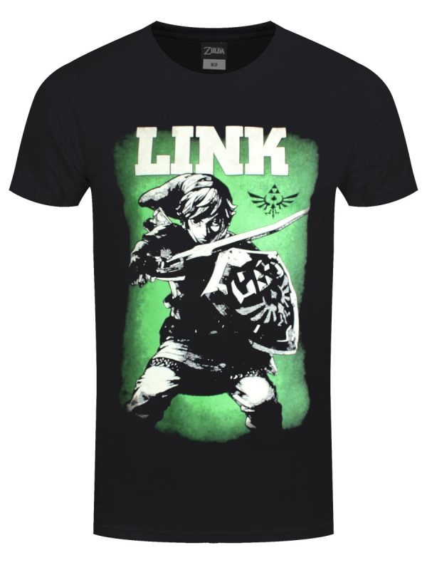 Nintendo Legend of Zelda Hero of Hyrule Men’s Black T-Shirt