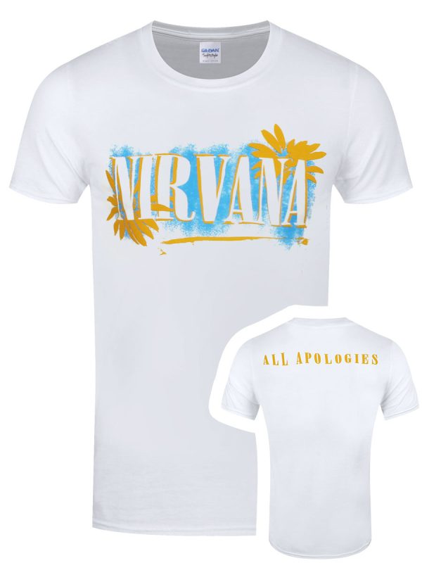 Nirvana All Apologies Men’s White T-Shirt