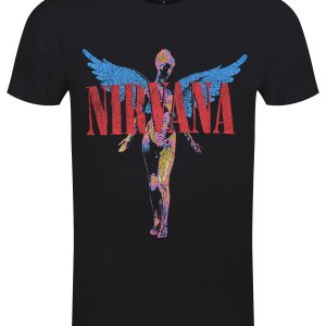 Nirvana Angelic Men’s Black T-Shirt