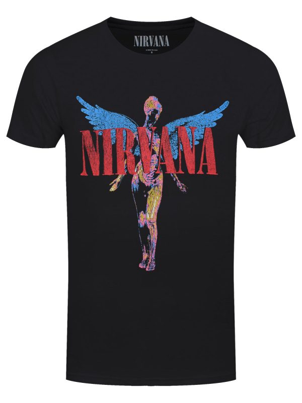 Nirvana Angelic Men’s Black T-Shirt