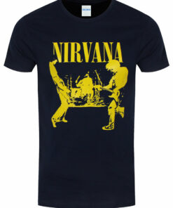 Nirvana Stage Mens Navy Blue T Shirt 1